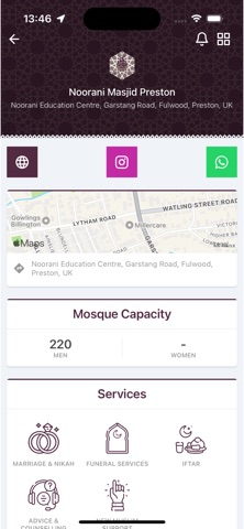 Noorani Masjid Preston screenshot