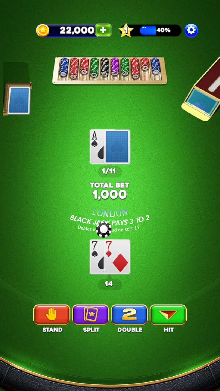 Blackjack - Real Vegas Poker