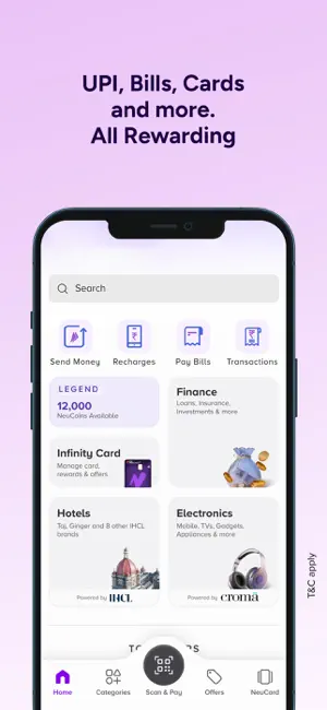 Tata Neu: UPI, Cards, Rewards screenshot 3