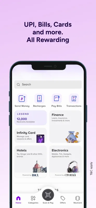 Tata Neu: UPI, Cards, Rewards screenshot 3 of 9