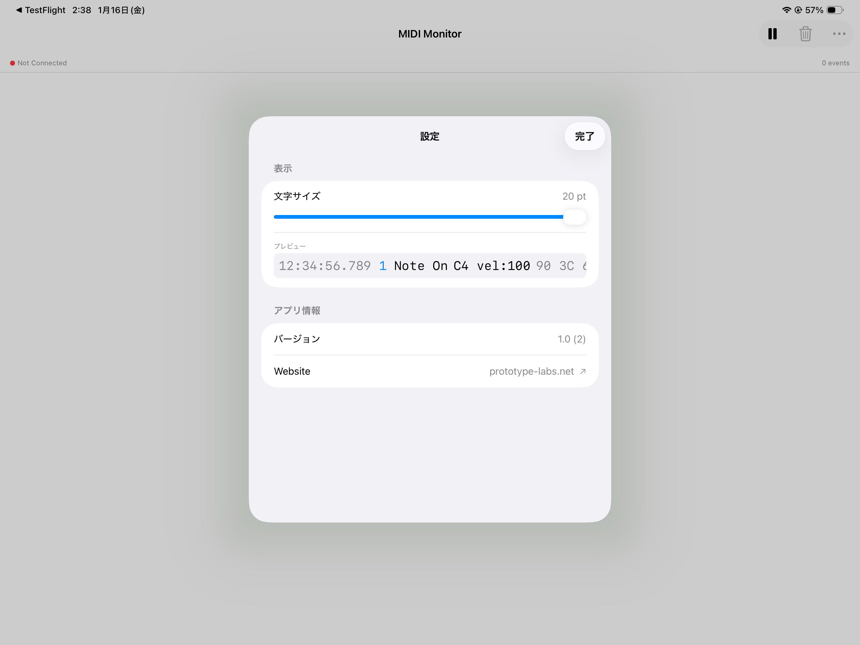 MIDI Pulse Monitor screenshot 6
