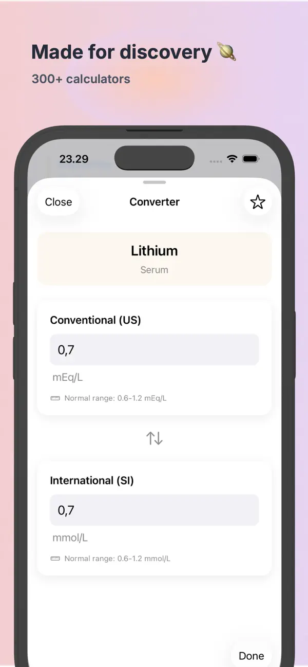 Screenshot #2 pour Lab Alpha Medical Converter