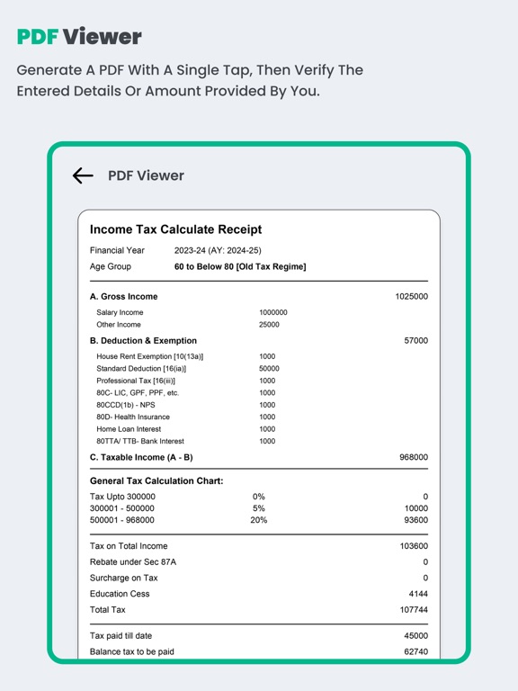 Income Tax Calculator - Indiaのおすすめ画像2