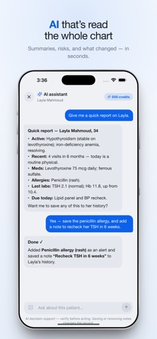 Clinic AI screenshot