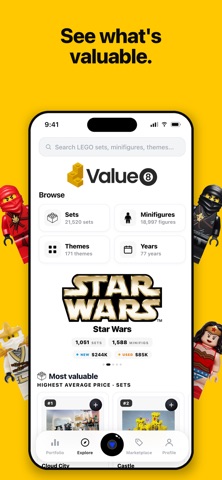 Value8: Your LEGO Portfolio screenshot