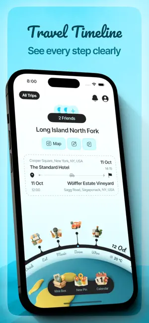 Blue Dot: Travel Planner screenshot 4