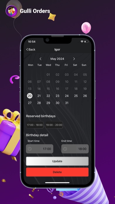 Gulli Orders Screenshot