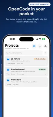 OC Remote - OpenCode Client screenshot 1