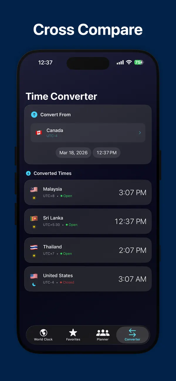 Chronometer : World Clock Screenshot 6