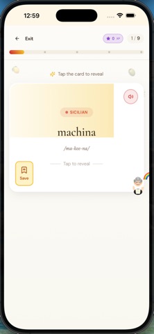 Our Sicilian iPhone screenshot