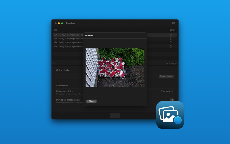 App screenshot
