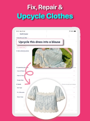 Sewing Patterns & Ideas: Sewie iPad screenshot