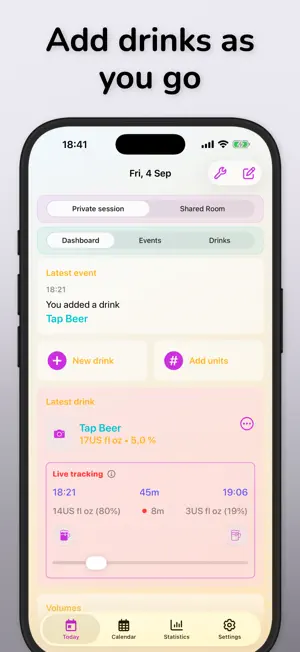 SipTracker screenshot 2