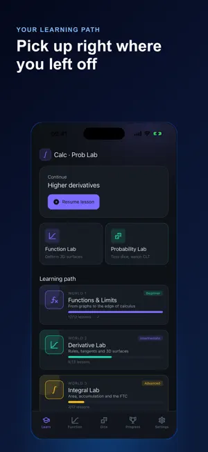 Calculus & Probability Lab screenshot 1