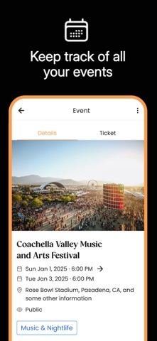 Buzzing – Event Planning screenshot