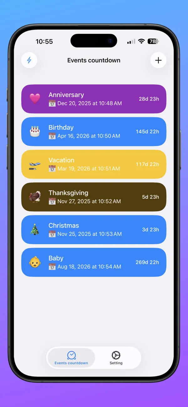 #1. TimeZero Countdown (iOS) Göre: Eyermin Colon Sanchez
