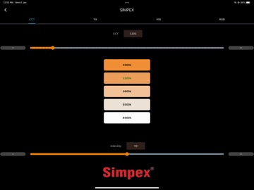 Simpex RGB iPad screenshot