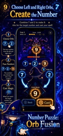 Number Puzzle: Orb Fusion Screenshot 2 of 4