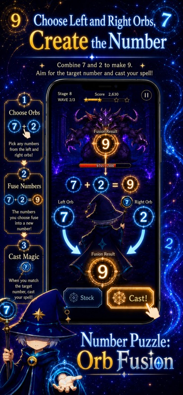 Number Puzzle: Orb Fusion screenshot 2