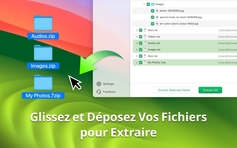 Screenshot #2 pour Zip: Extracteur Zip et RAR