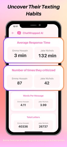 ChatRewind AI - Chat Wrapped iPhone screenshot