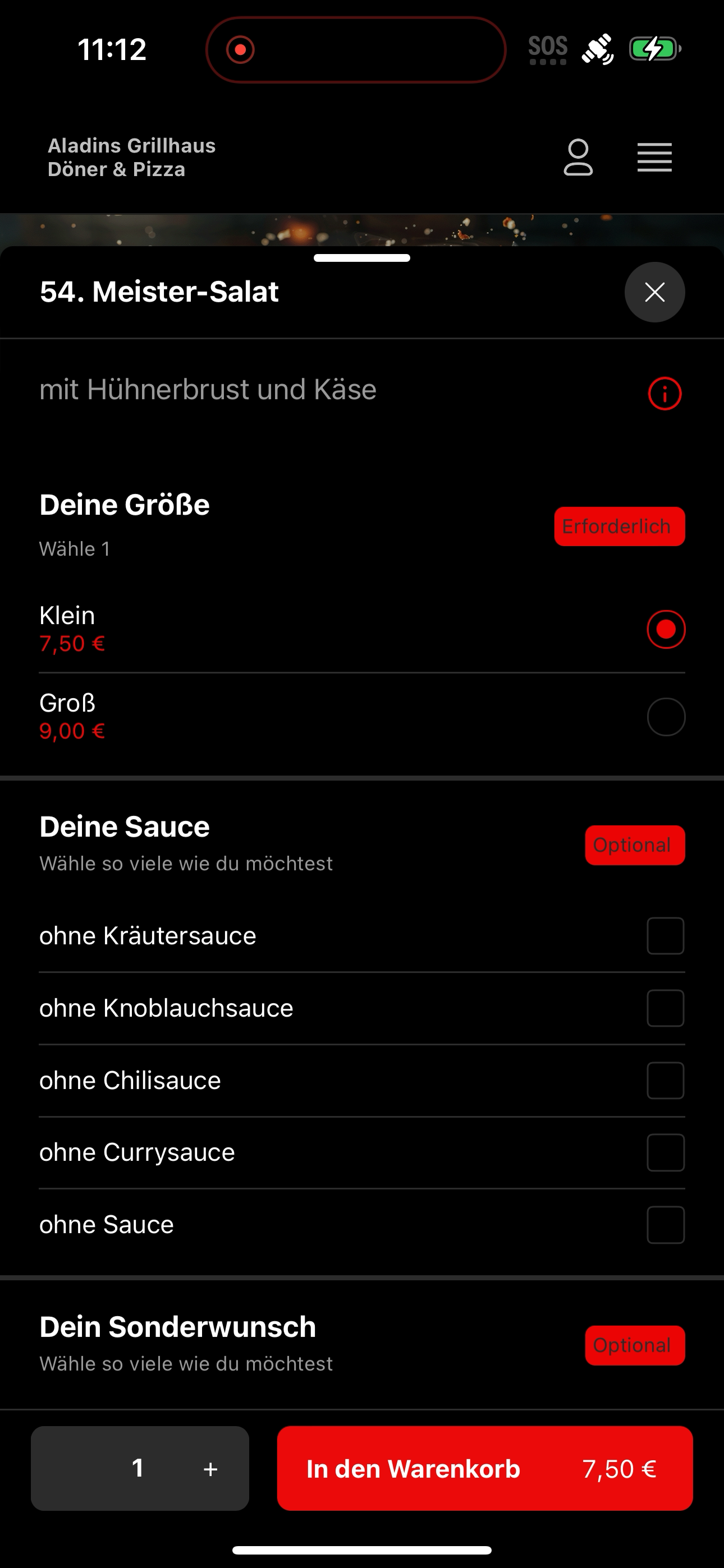 Aladins Grillhaus Döner & Pizz screenshot 7