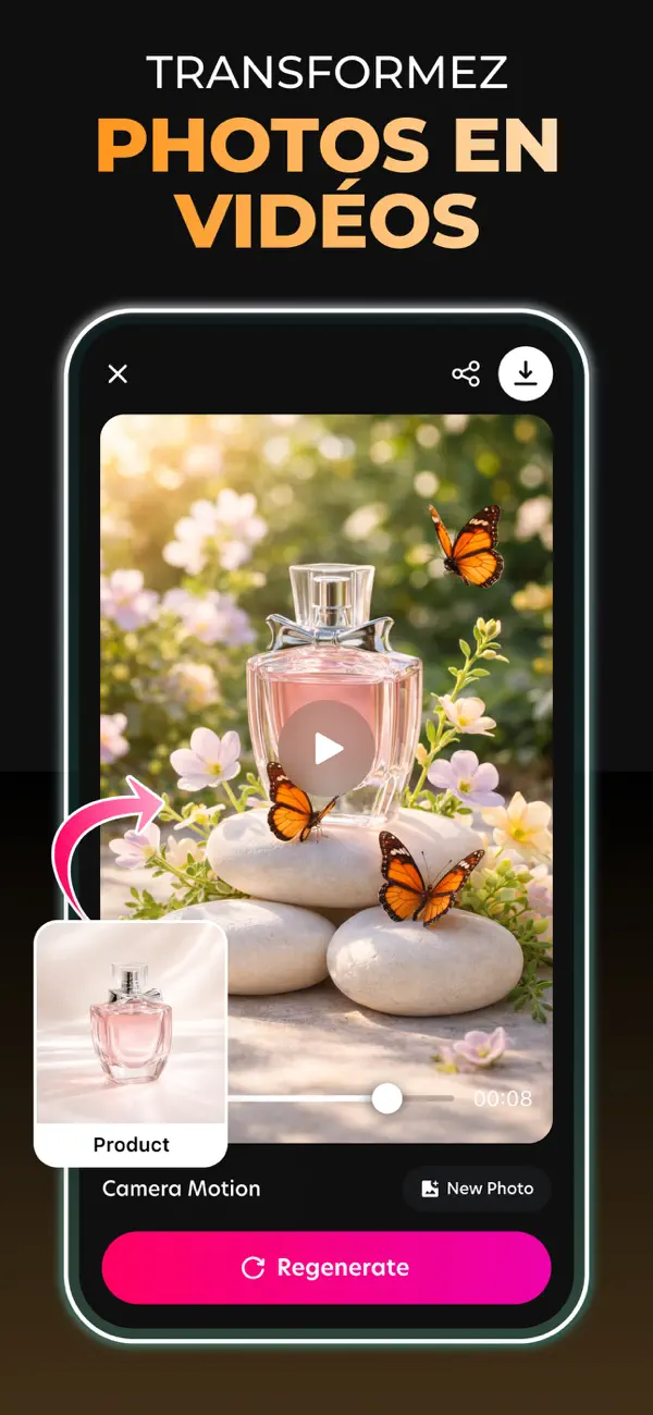 Screenshot #1 pour Pixi AI: UGC Product Video Ad