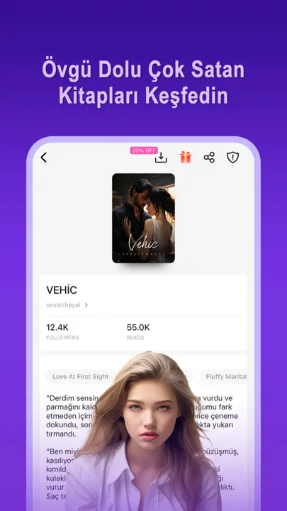 Dreame - Read Best Romance iPhone Ekran Görüntüsü 4