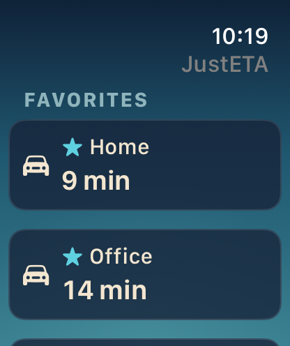 JustETA screenshot 12