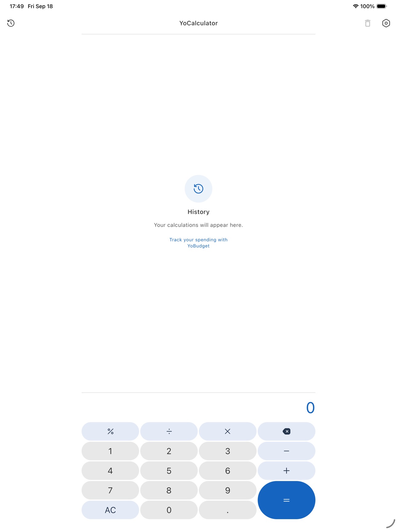 Screenshot 4 of YoCalculator Pro