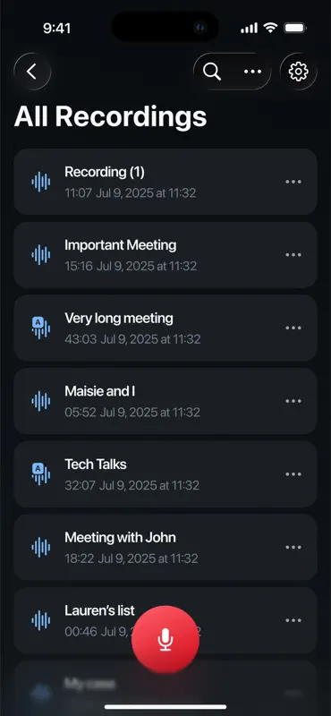 Voice Recorder+ Audio Memos screenshot 5 of 6