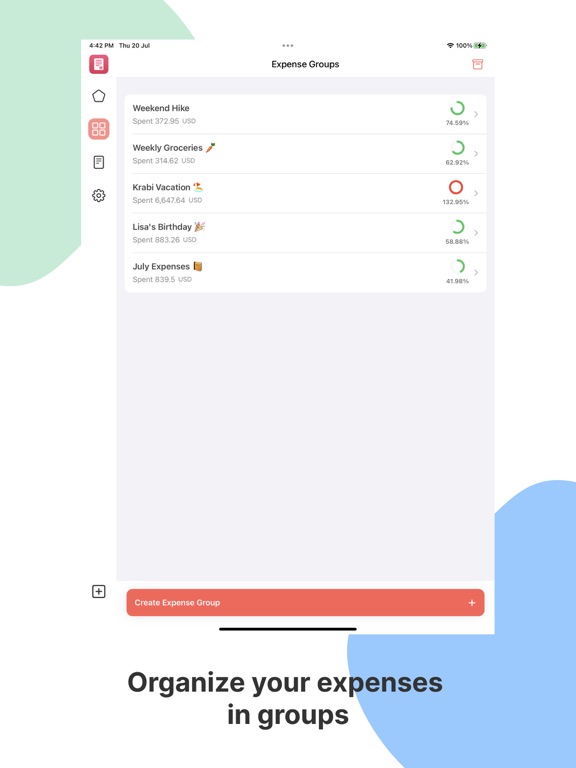 Screenshot #5 pour Expense Diary - Budget Tracker