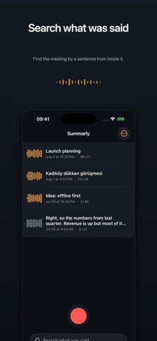Summarly: Voice Notes to Text Screenshot 2 of 3