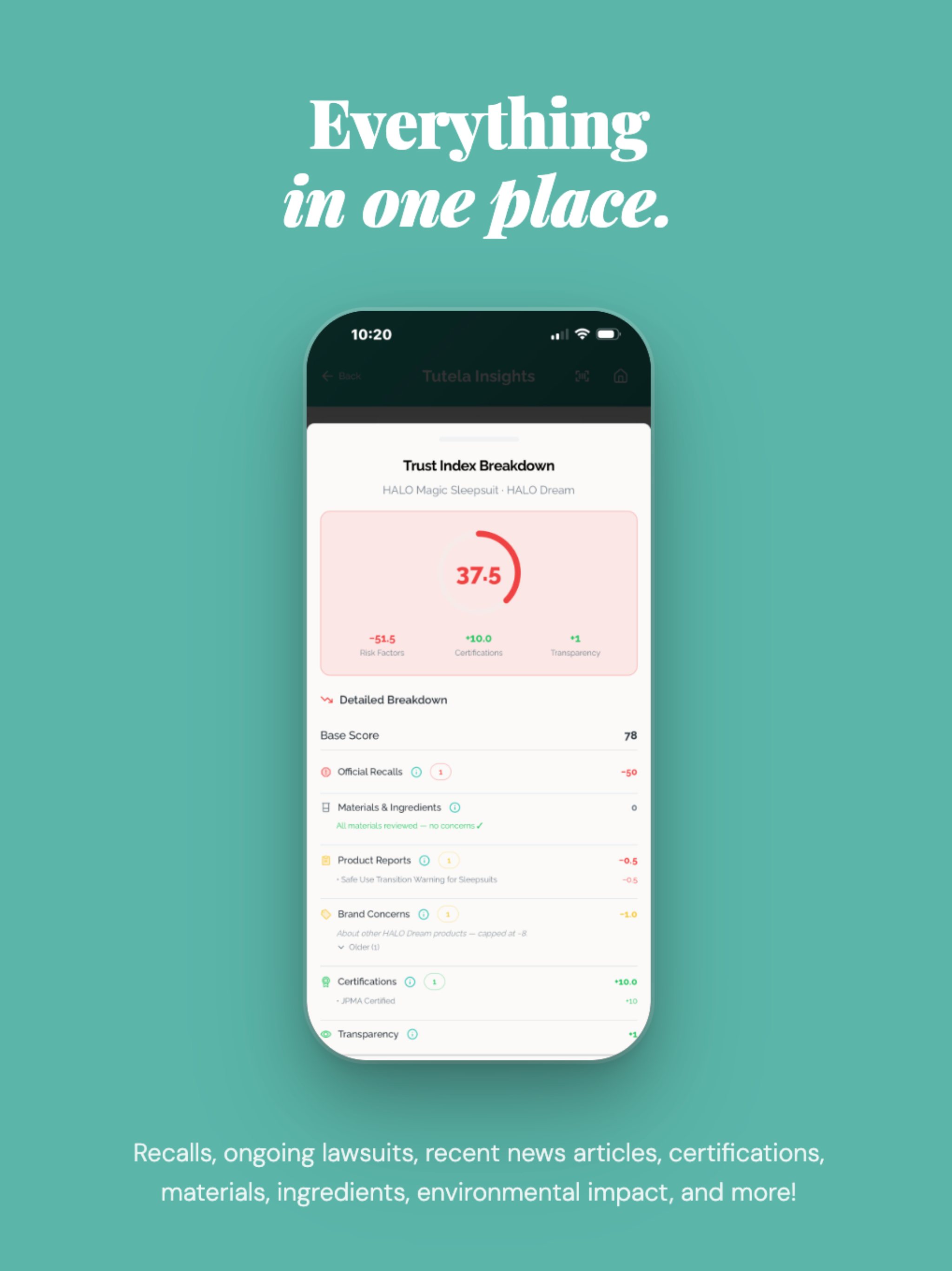 Tutela: Baby Product Scanner screenshot 13