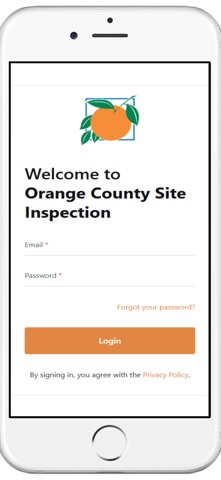 Orange County Site Inspection iPhone screenshot
