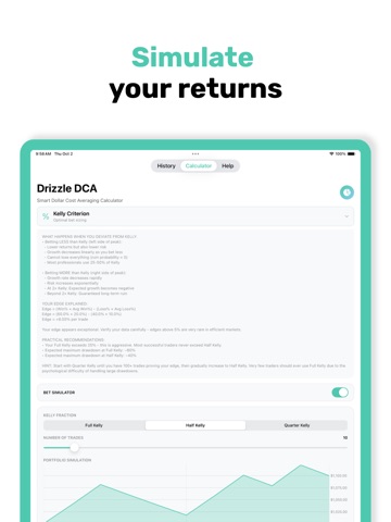 Stock Calculator: Investing iPad screenshot