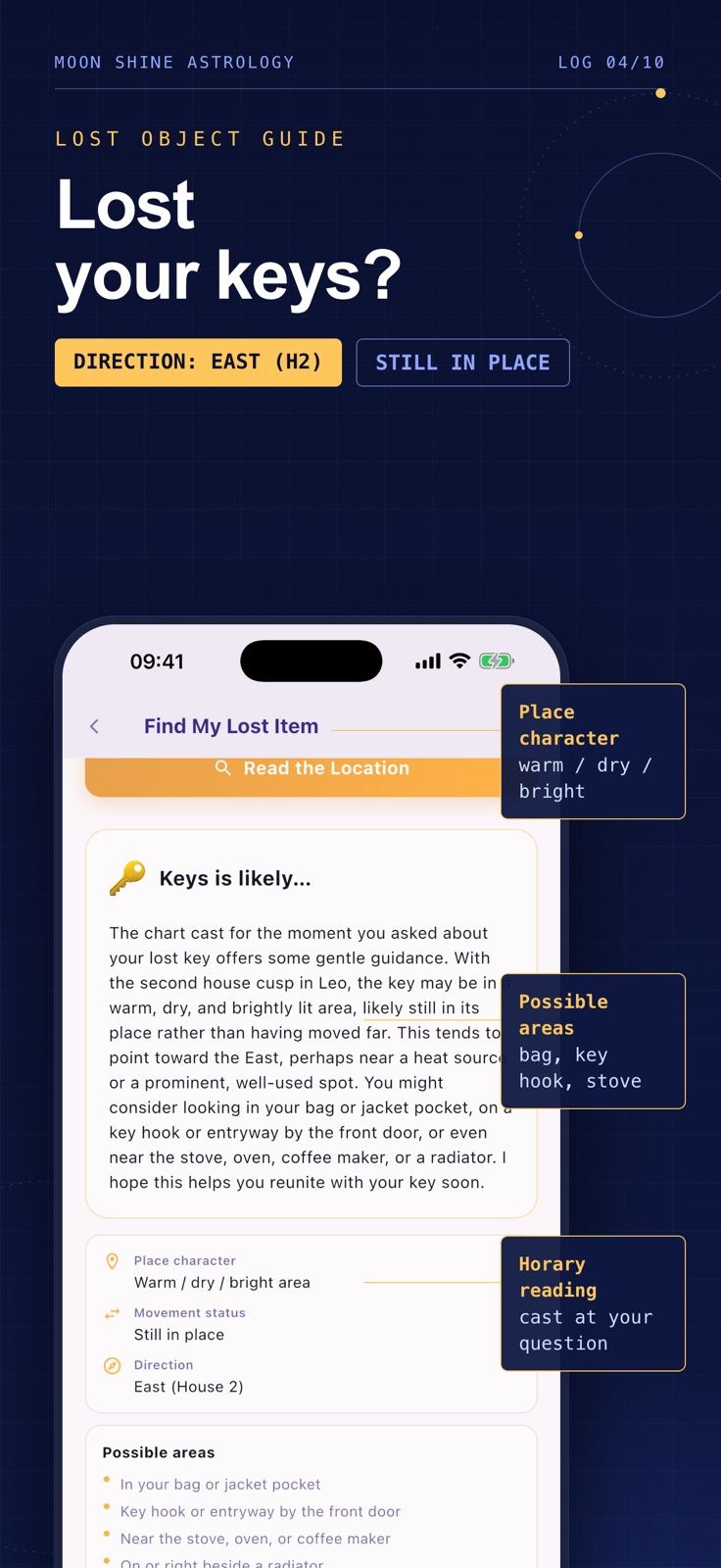 Moon Shine Astrology Assistant iphone screenshot 4