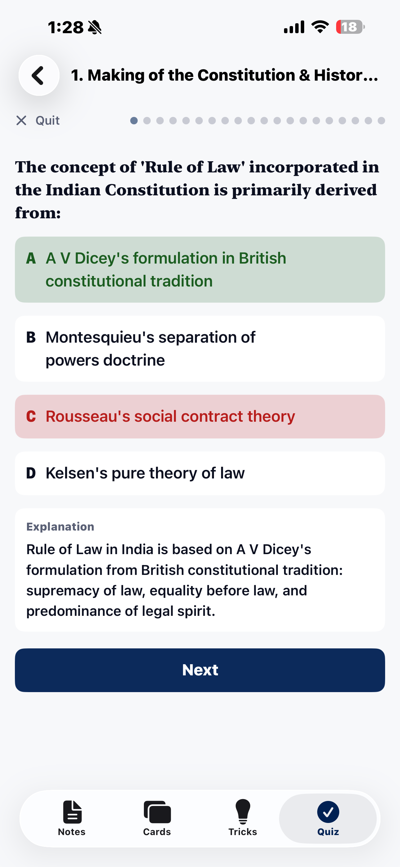 UPSC GS Prelims Quiz screenshot 3