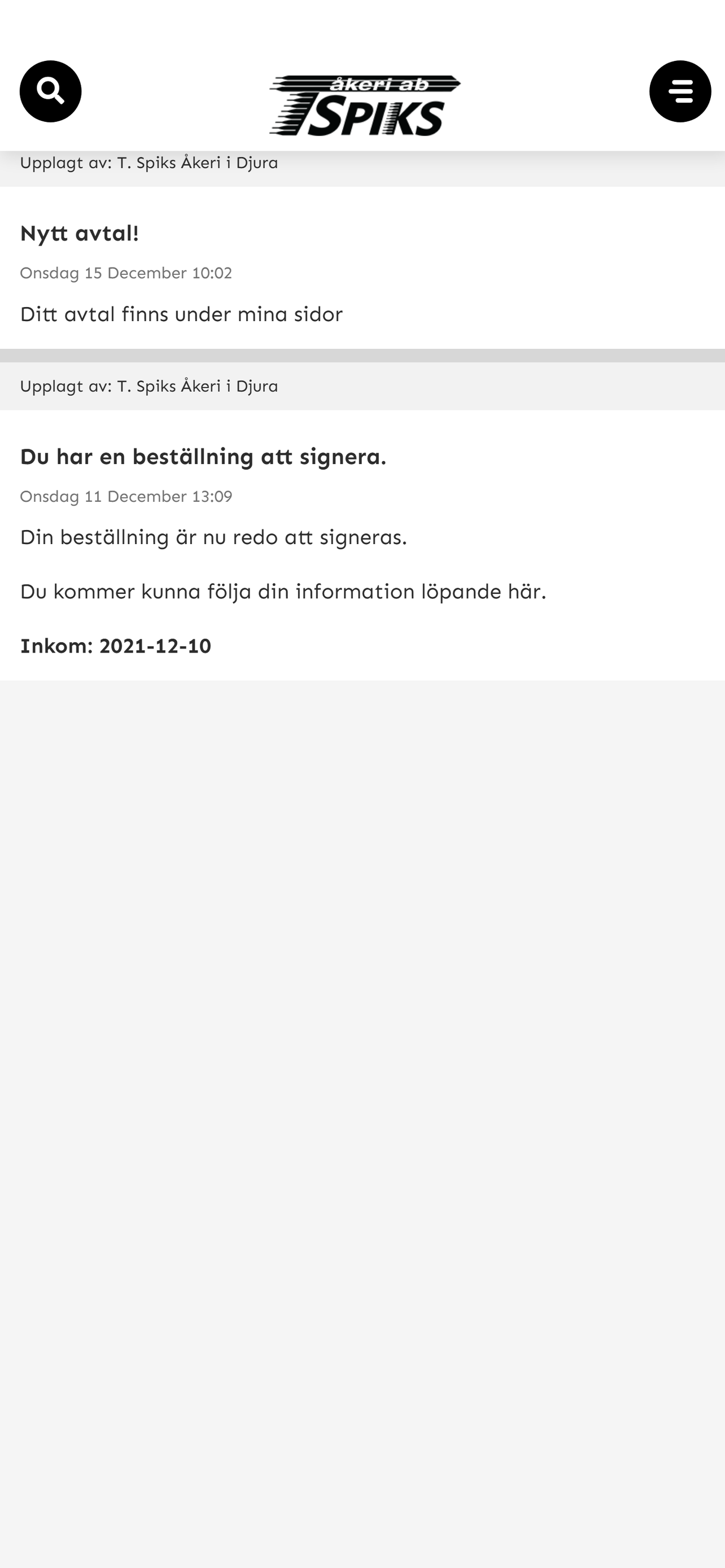 T. Spiks Åkeri
