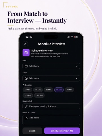 Putora: Swipe to Match Jobs iPad screenshot
