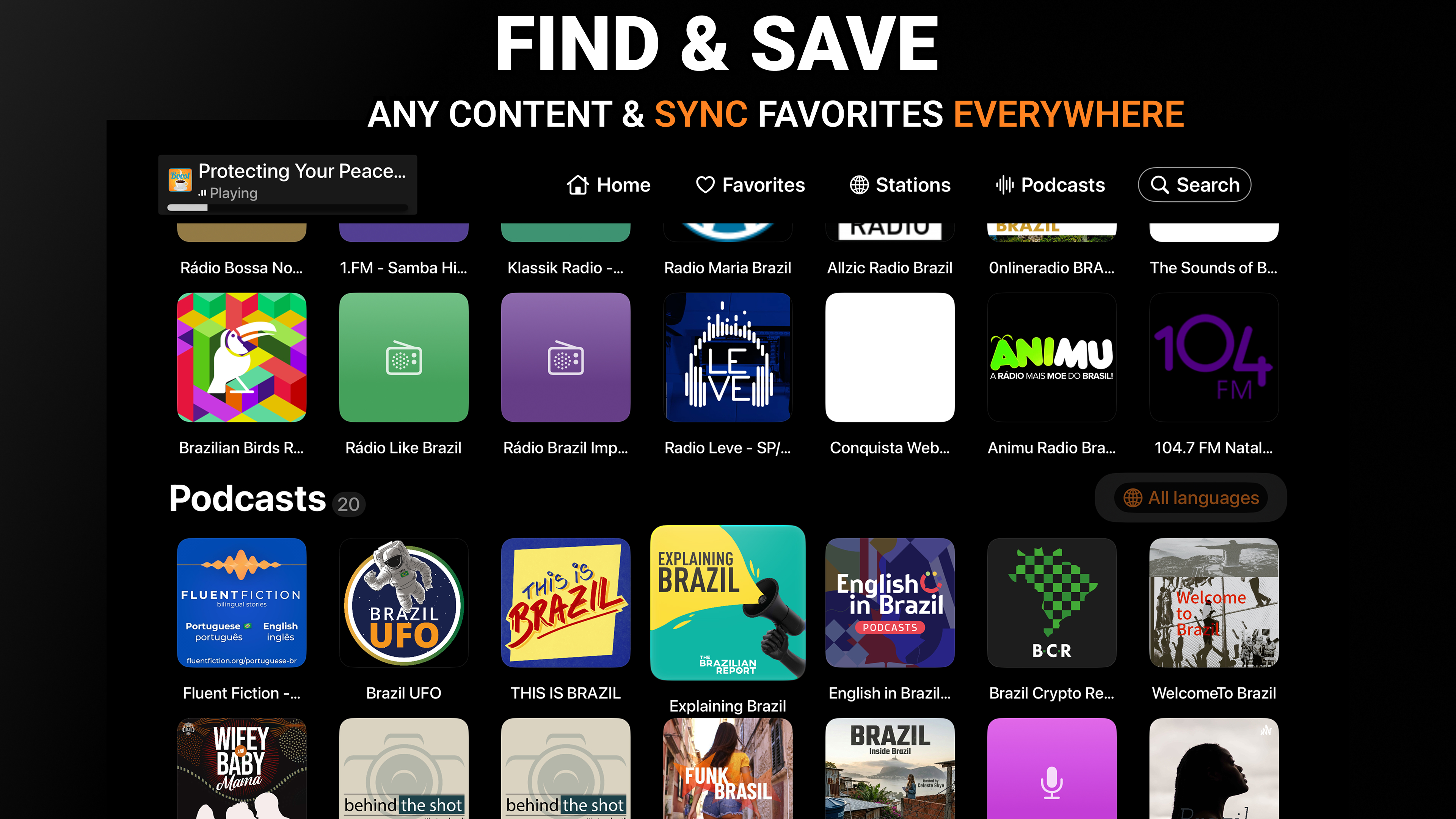 Radio & Podcasts - Ondio