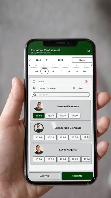 MenStop Barbearia Screenshot