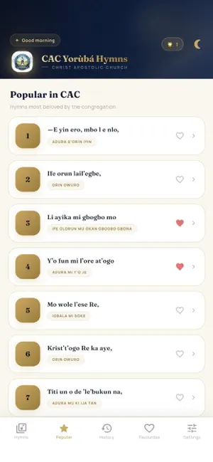 CAC Yoruba Hymns screenshot 3