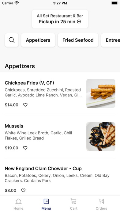 All Set Restaurant & Bar iPhone screenshot 2 - Food & Drink app