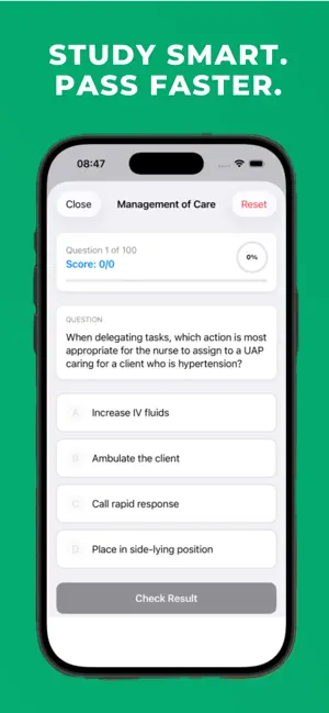 NCLEX RN Mastery Quiz screenshot 4