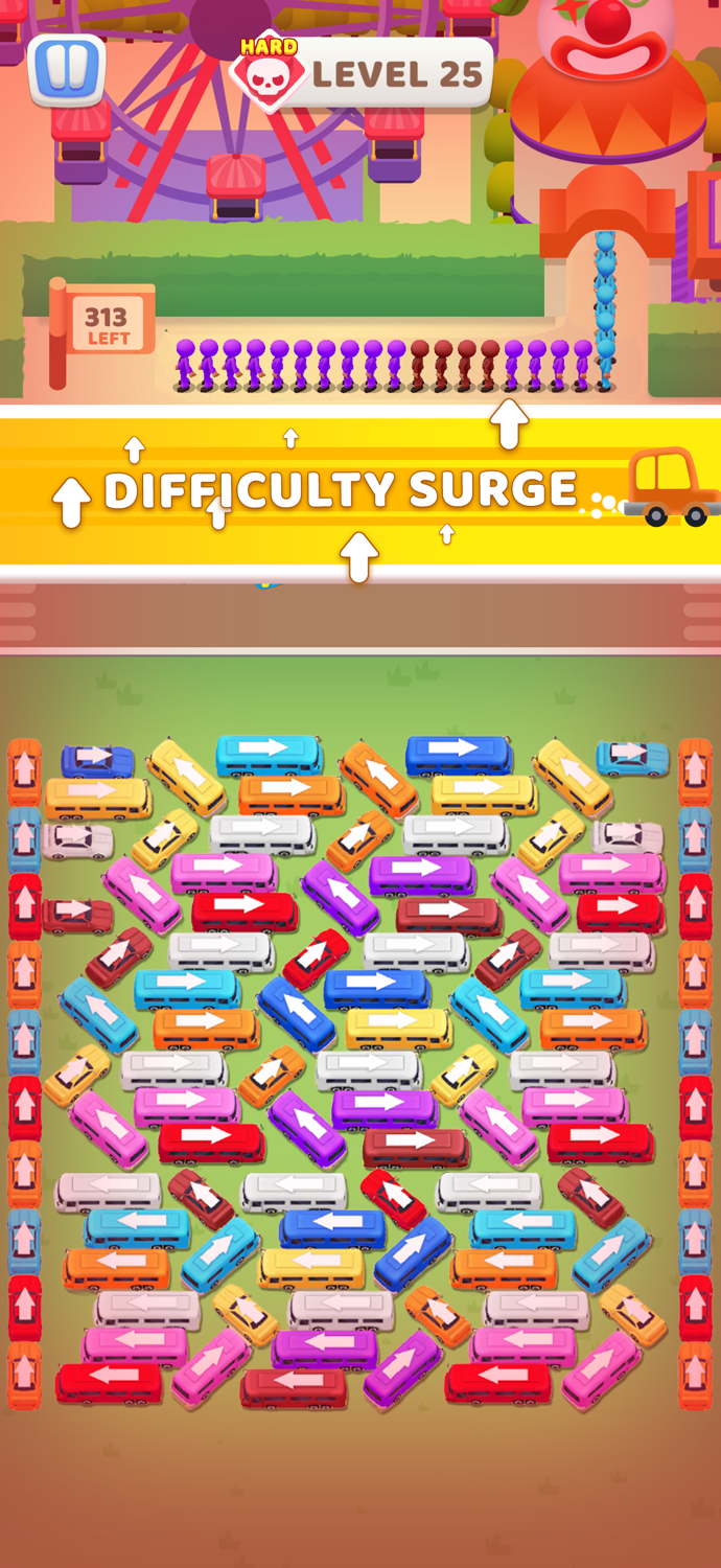 Car Station Traffic Jam