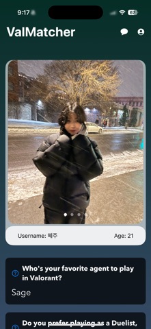 ValMatcher screenshot
