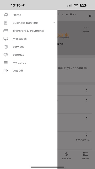 Kearny Bank Mobile Banking Screenshot