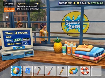 Waterpark Kingdom Simulator iPad screenshot