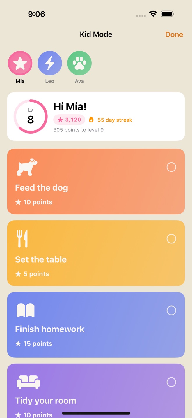 ChoreQuest screenshot 2